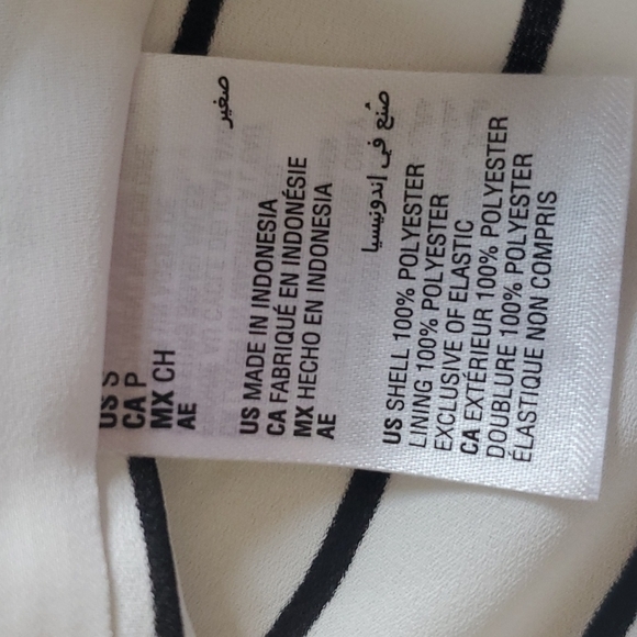 Alfani long sleeve striped blouse size small - Picture 11 of 11